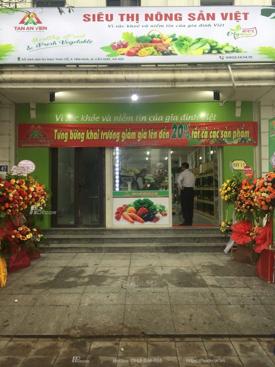 Thi Cong Noi That Cua Hang Hoa Qua Sach Tan An Vien 02