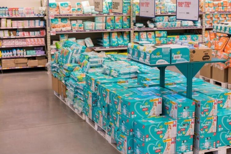 Mẫu thiết kế cửa hàng bỉm sữa hpdecor.vn-thiết kế cửa hàng bỉm sữa