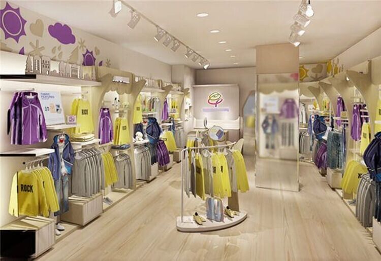 Thiết kế cửa hàng bán đồ sơ sinh Thiet Ke Shop Ban Do So Sinh (2)