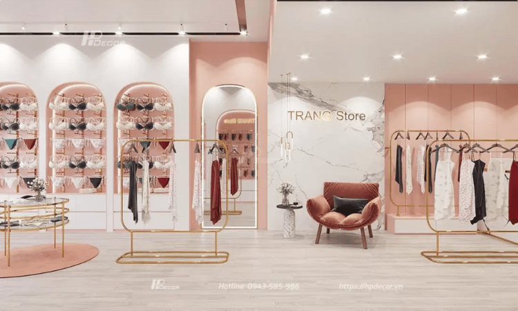 TOP 25+ mẫu tủ trưng bày đồ lót đẹp, thời thượng hpdecor.vn-thiết kế shop đồ lót