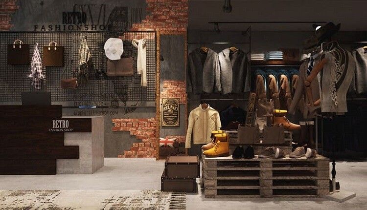 Thiết Kế Shop Quần Áo Nam Đẹp Thiết Kế Shop đồ Nam Cao Cấp