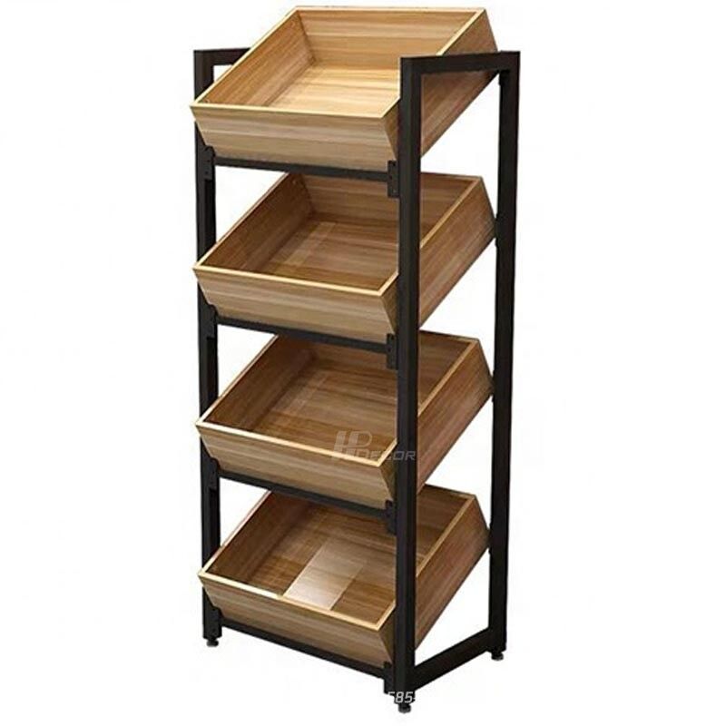 Tủ đựng hoa quả, trái cây bằng gỗ thông Tu Dung Hoa Qua Trai Cay 3 Hpdecor