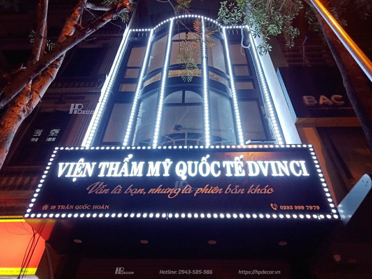 Thi công viện thẩm mỹ quốc tế DVINCI (50m2) tại Cầu Giấy Thi Cong Vien Tham My Quoc Te Dvinci 01