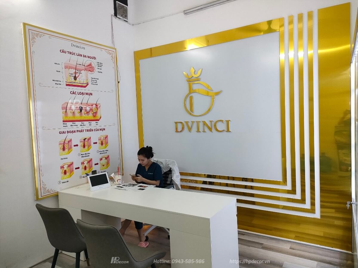 Thi công viện thẩm mỹ quốc tế DVINCI (50m2) tại Cầu Giấy Thi Cong Vien Tham My Quoc Te Dvinci 14