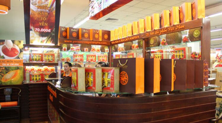 Thiết kế cửa hàng yến sào đẹp, sang trọng, hiện đại Thiet Ke Cua Hang Yen Sao (8)