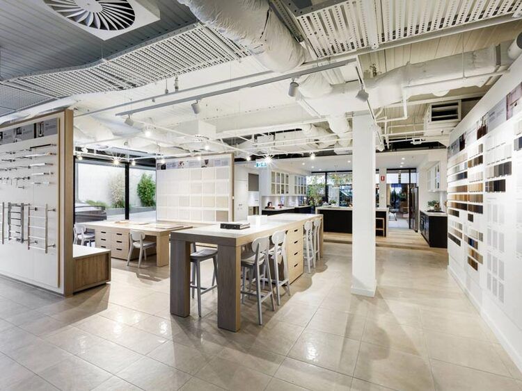 hpdecor.vn-thiết kế showroom vật liệu xây dựng
