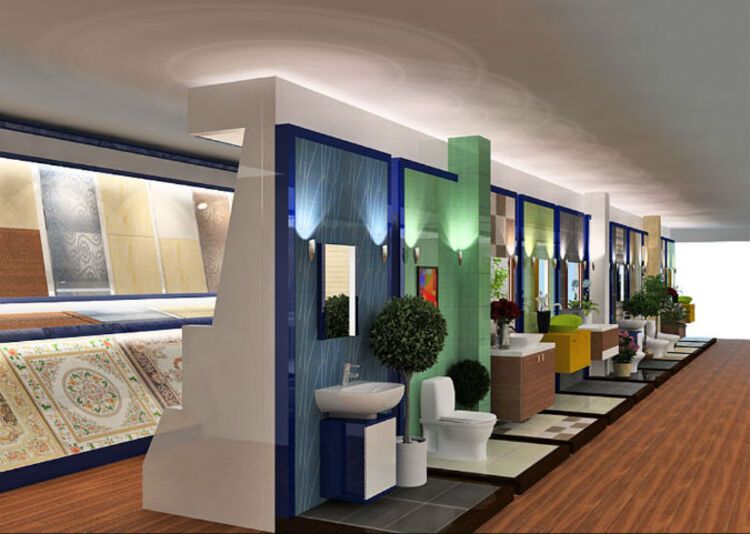 Thiet Ke Showroom Vat Lieu Xay Dung Dung Tam Hai Duong 1