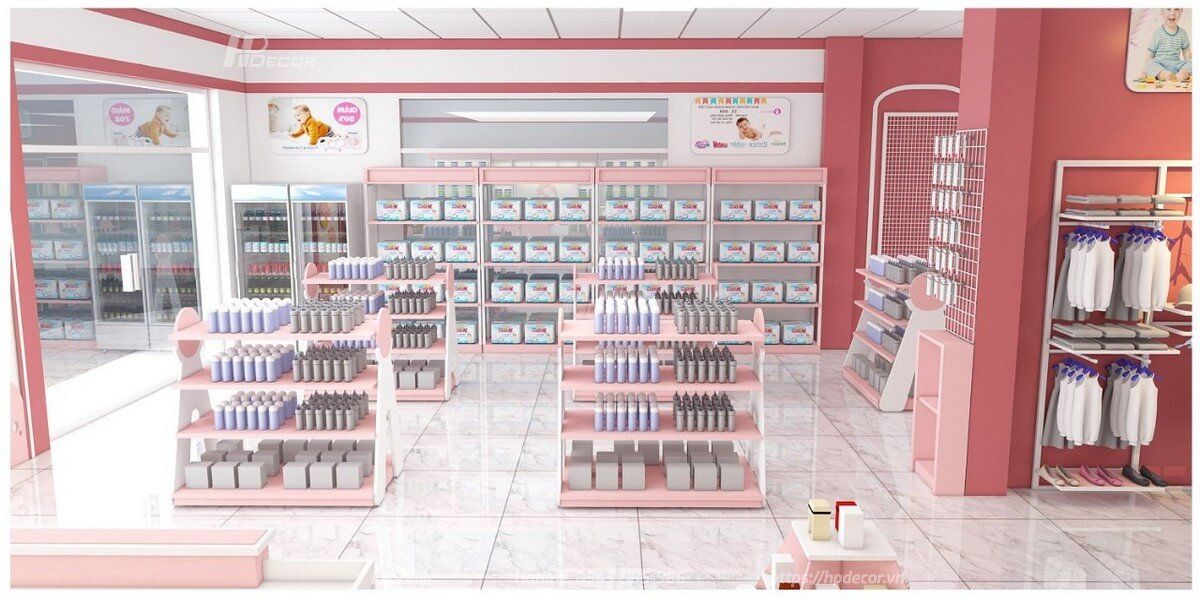 Thiet Ke Va Thi Cong Cua Hang Me Va Be Childs Day Store Ninh Binh 06