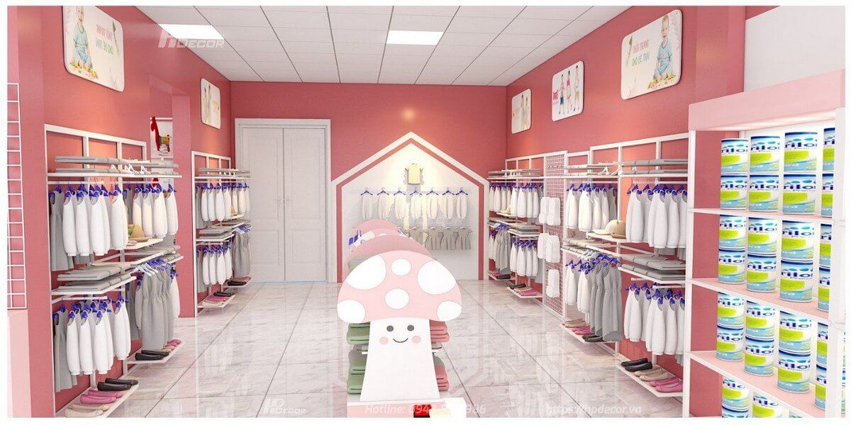 Thiet Ke Va Thi Cong Cua Hang Me Va Be Childs Day Store Ninh Binh 08