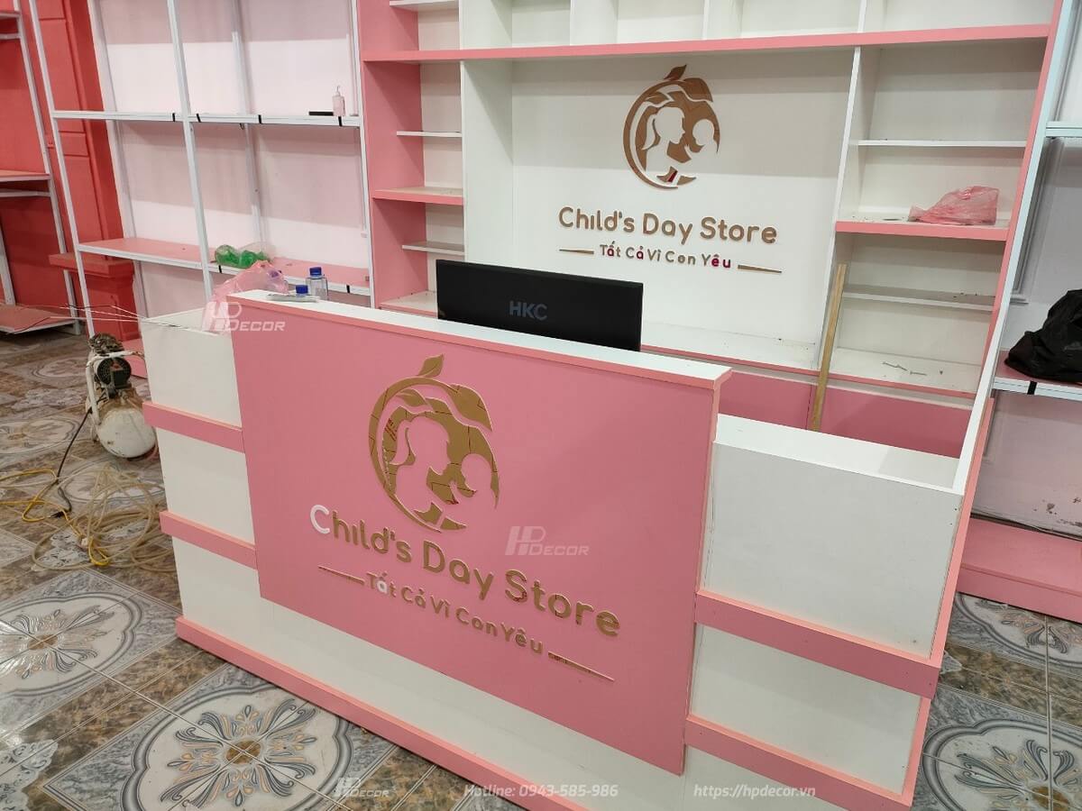 Thiet Ke Va Thi Cong Cua Hang Me Va Be Childs Day Store Ninh Binh 22