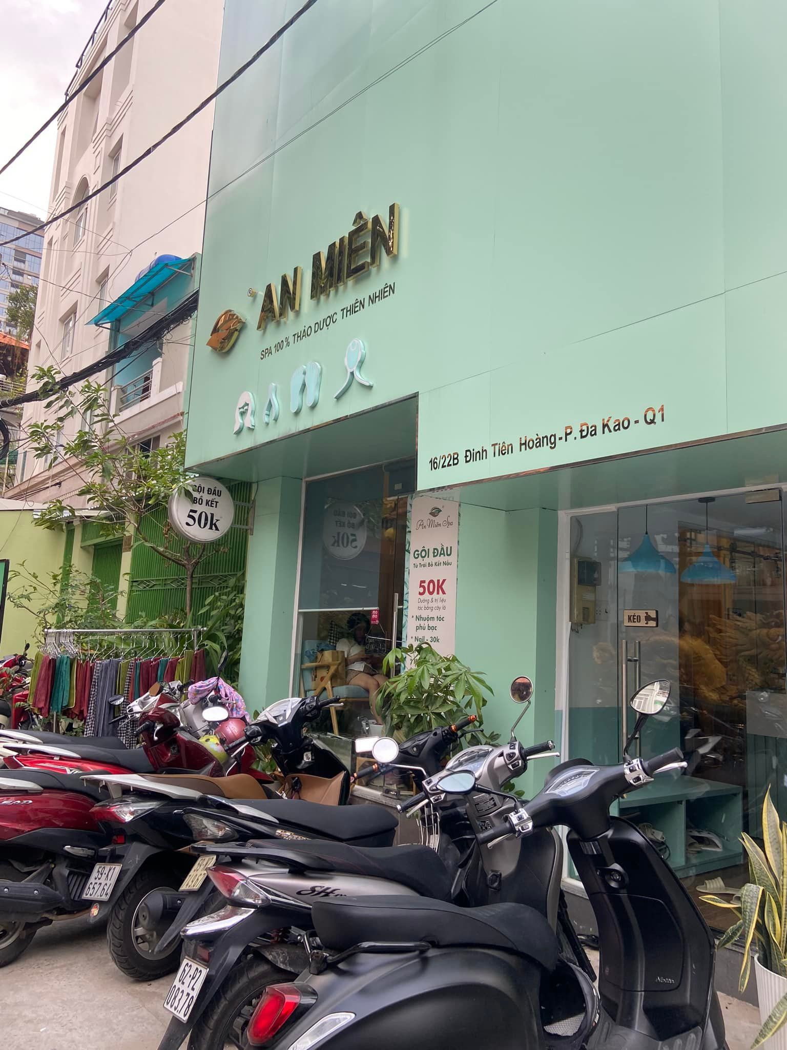 An Miên Spa: Hút mắt với thiết kế nội thất màu xanh mint siêu cưng An Mien Spa 1