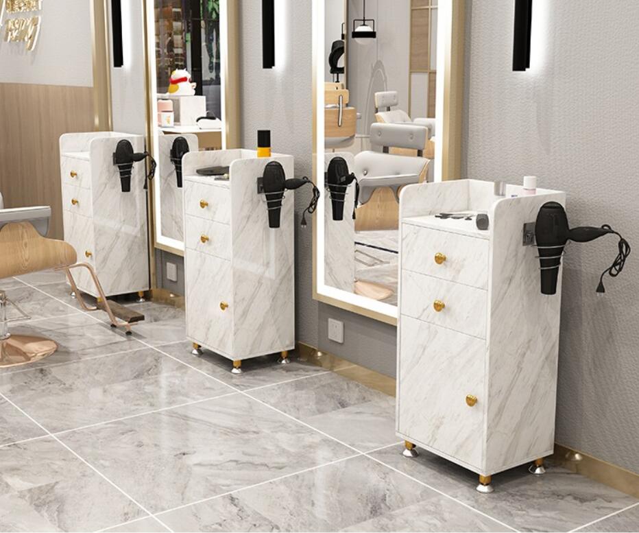 TOP 30+ mẫu tủ trưng bày tiệm tóc đẹp, hiện đại, được chọn lọc Tu Trung Bay Tiem Toc 5