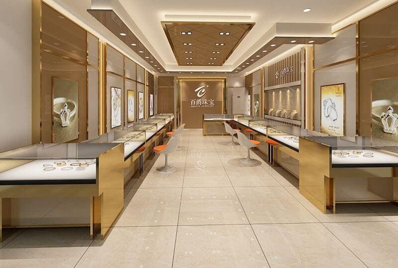 Tổng hợp 10+ mẫu tủ trưng bày vàng bạc đẹp, sang trọng Mẫu Thiết Kế Tiệm Trang Sức đẹp