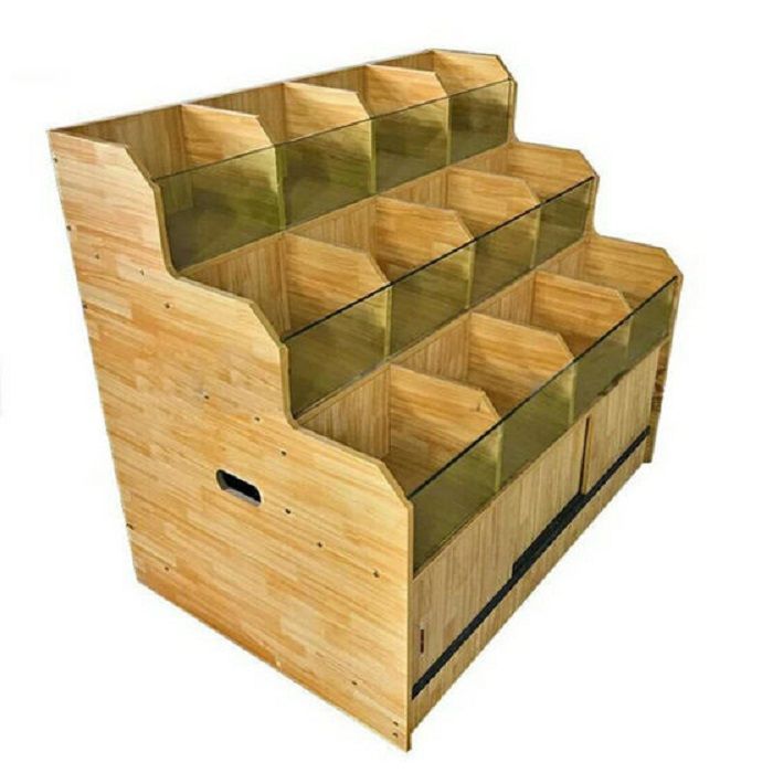TOP 5 mẫu kệ trưng bày gạo bền đẹp, tối ưu diện tích Ke Trung Bay Gao 5