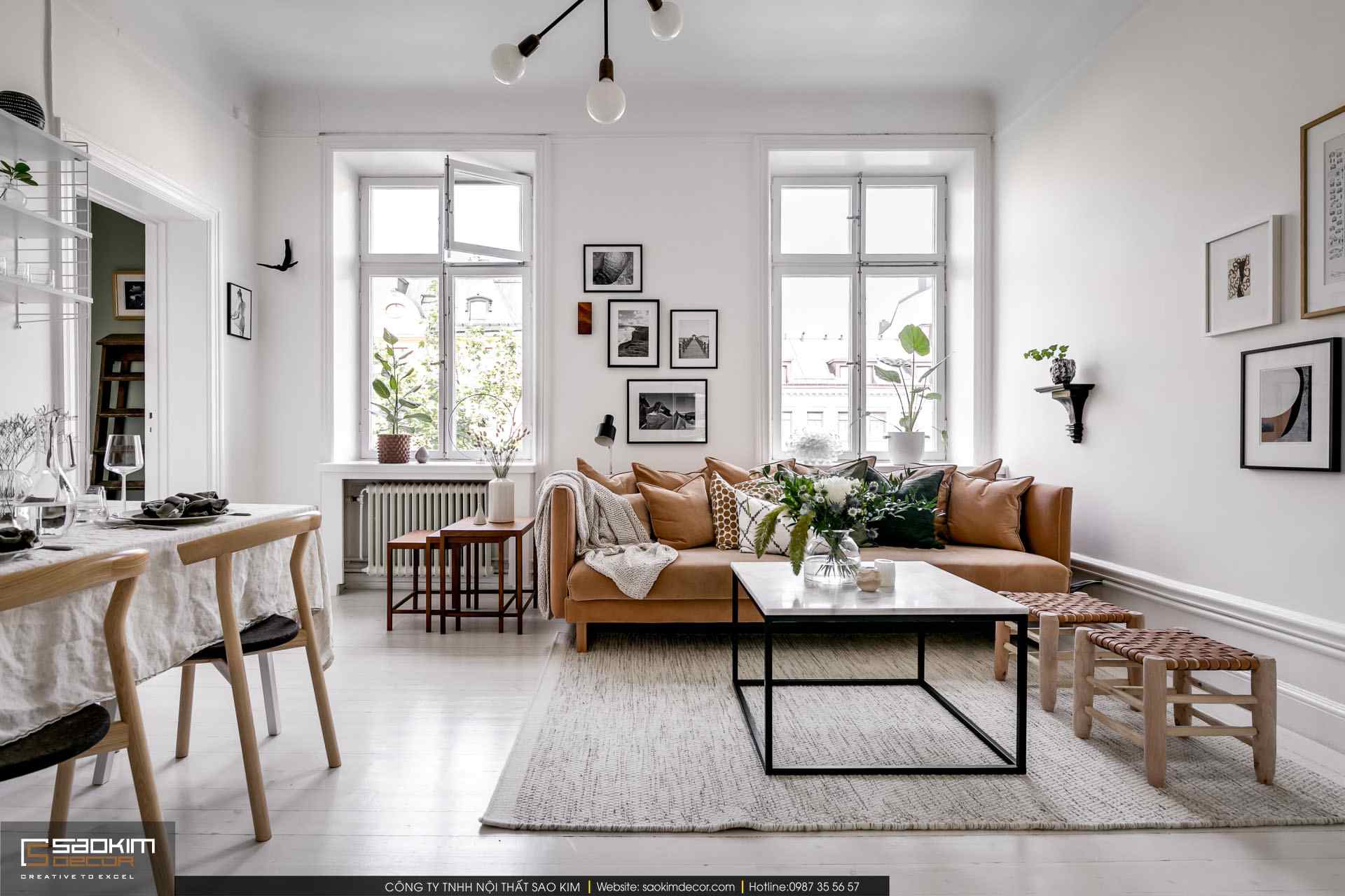 Phong cách Scandinavian: đơn giản là đỉnh cao của sự tinh tế! Phong Cach Scandinavian 2
