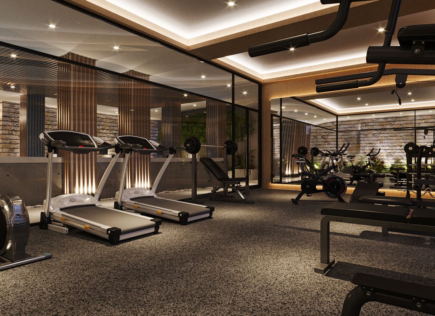 Thiết kế phòng gym chuyên nghiệp Thiet Ke Phong Gym 12