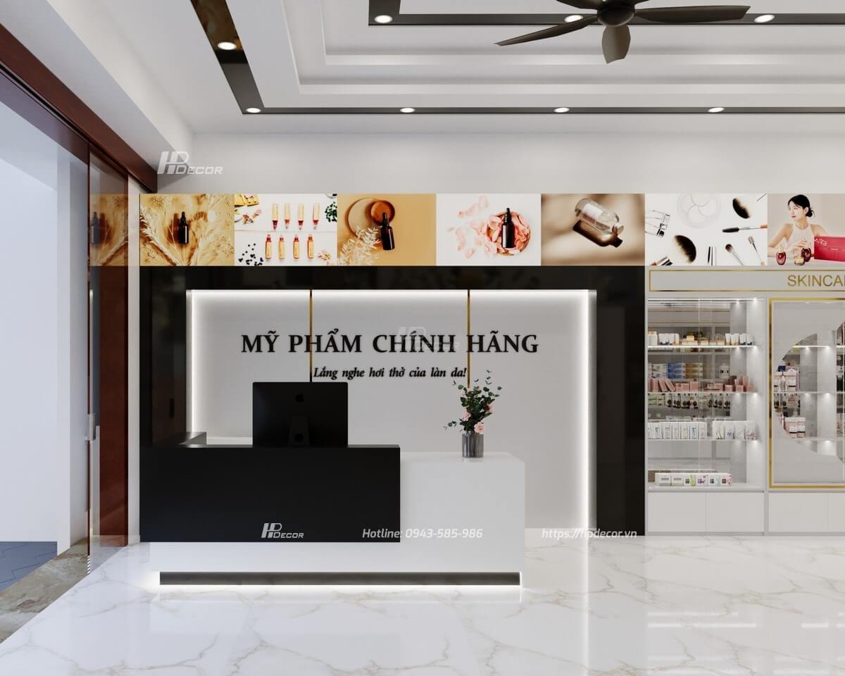 Thiết kế shop mỹ phẩm Nhật Anh (100m2) Lạng Sơn Shop My Pham Nhat Anh 05