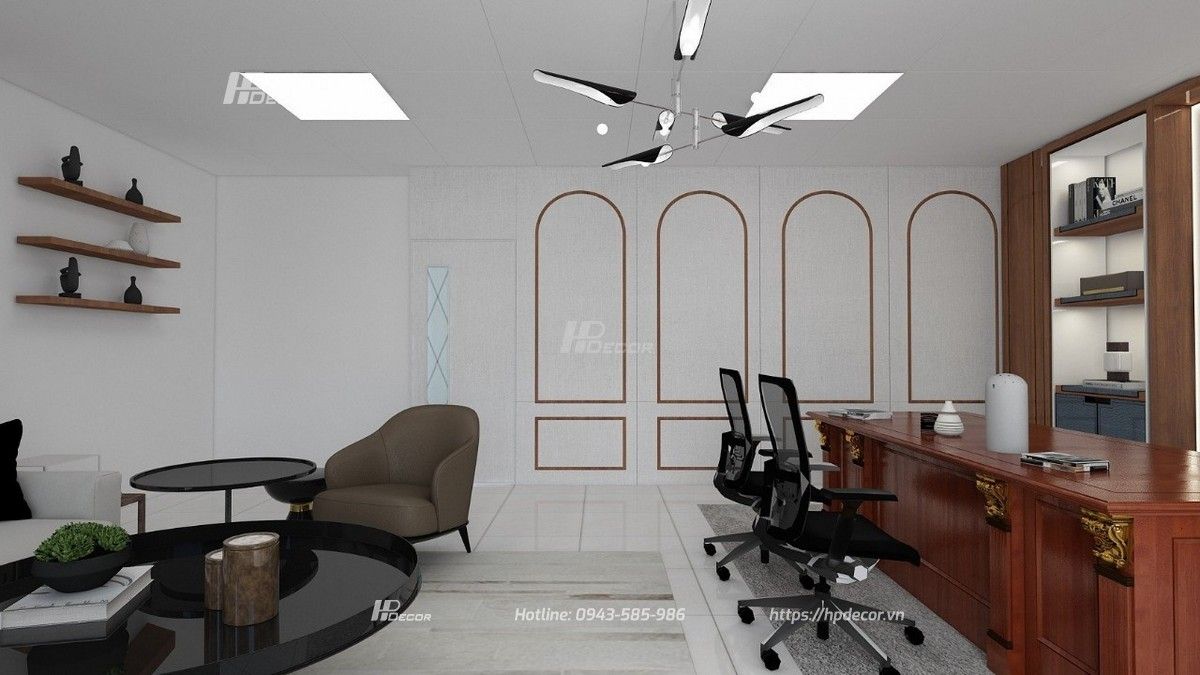 Thi công nội thất văn phòng MILACO tại Cầu Giấy Thi Cong Noi That Van Phong 02