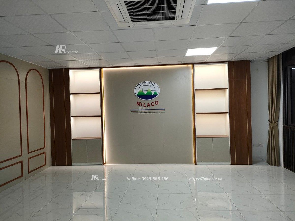 Thi công nội thất văn phòng MILACO tại Cầu Giấy Thi Cong Noi That Van Phong 04