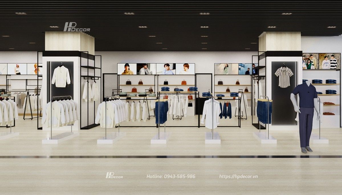 Thiết kế gian hàng thời trang tại TTTM BigC & NOWZONE Hồ Chí Minh Cua Hang Thoi Trang Tttm Hcm 04