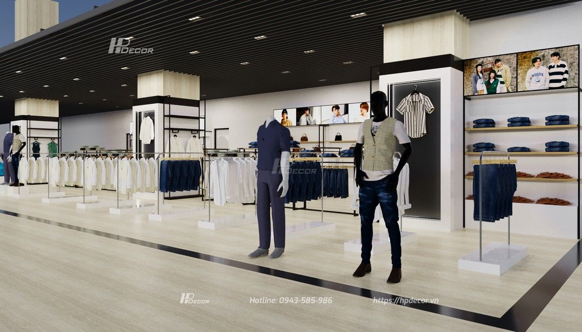 Thiết kế gian hàng thời trang tại TTTM BigC & NOWZONE Hồ Chí Minh Cua Hang Thoi Trang Tttm Hcm 05