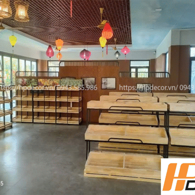 Thi công kệ bán hàng hoa quả sạch nhập khẩu KHQ01 Ke Ban Hang Hoa Qua Khq01 Anh2